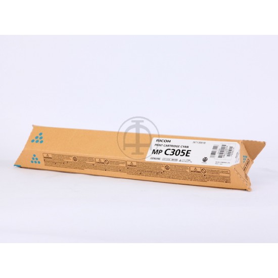 ORIGINAL Ricoh Toner Aficio MP C305E (Cyan) (842082/ 841595) 4K Tonerji in kartuše