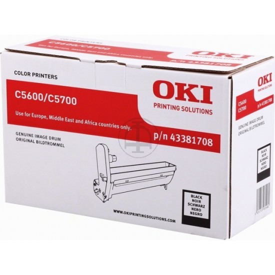 ORIGINAL Oki Drum  C5600 (Black) Tonerji in kartuše