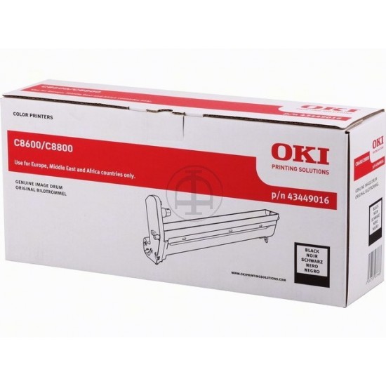 ORIGINAL Oki Drum  C8600 (Black) Tonerji in kartuše