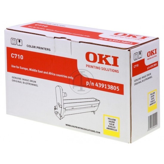 ORIGINAL Oki Drum  C710 (Yellow) Tonerji in kartuše