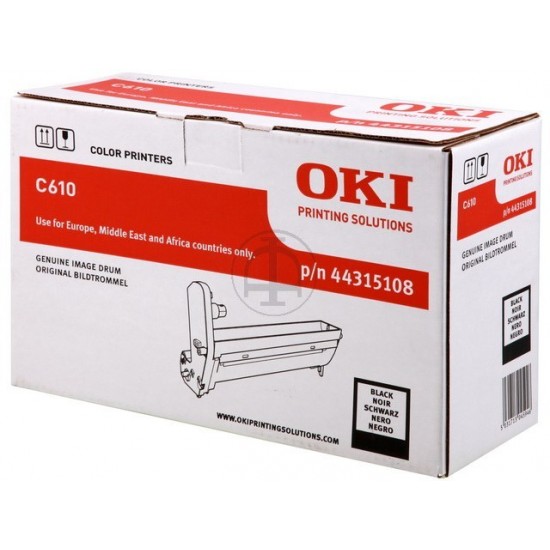 ORIGINAL Oki Drum  C610 (Black) Tonerji in kartuše