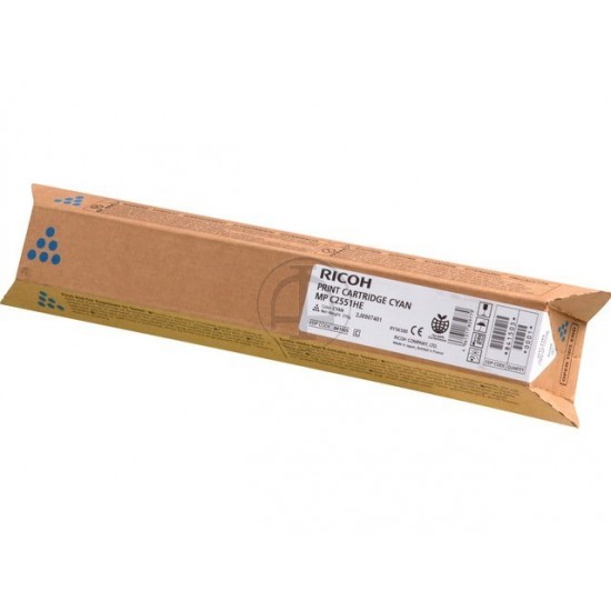 ORIGINAL Ricoh Toner Aficio MP C2551/C2051 (Cyan) (842064/ 841505) 9,5K Tonerji in kartuše