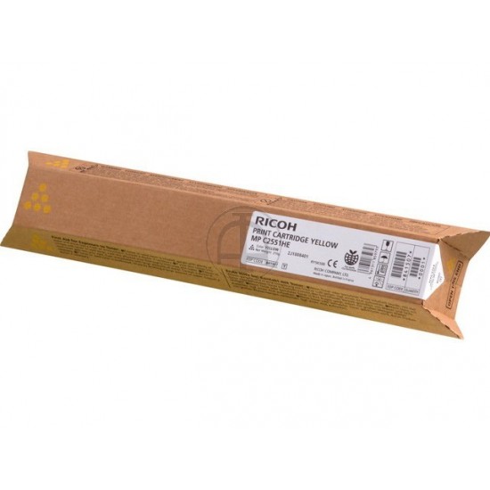 ORIGINAL Ricoh Toner Aficio MP C2551/C2051 (Yellow) (842062/ 841507) 9,5K Tonerji in kartuše