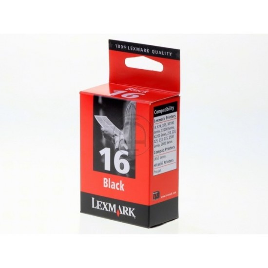 ORIGINAL Lexmark Ink I3 No.16 (Black) Tonerji in kartuše