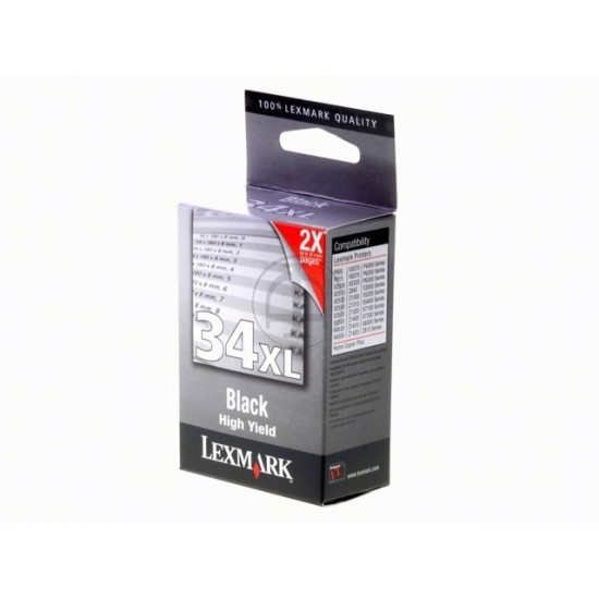 ORIGINAL Lexmark Ink P4300 No.34XL (Black) Tonerji in kartuše