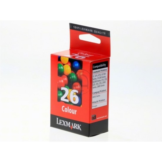 ORIGINAL Lexmark Ink I3 No.26 (Color) Tonerji in kartuše