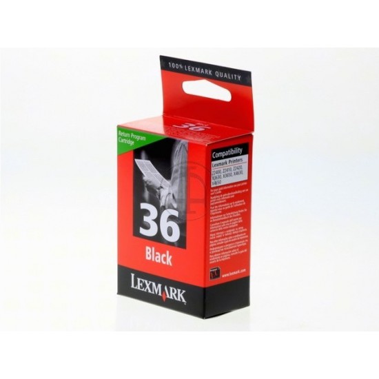 ORIGINAL Lexmark Ink X3600 No.36 (Black) Tonerji in kartuše