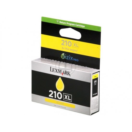 ORIGINAL Lexmark Ink OfficeEdge Pro 4000 No.210XL (Yellow) Tonerji in kartuše