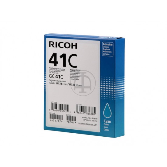 ORIGINAL Ricoh Ink Aficio SG 3100 (Cyan) (405762) Tonerji in kartuše