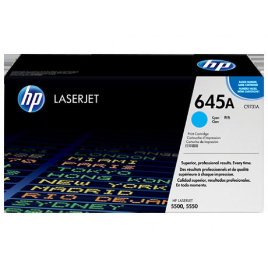 ORIGINAL HP Toner No.645A (Cyan) Tonerji in kartuše