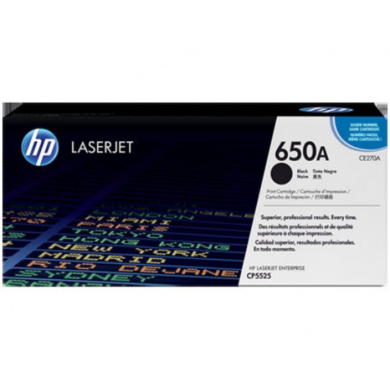 ORIGINAL HP Toner No.650A (Black) Tonerji in kartuše