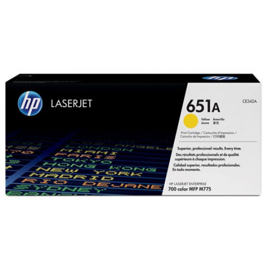 ORIGINAL HP Toner No.651A (Yellow) Tonerji in kartuše