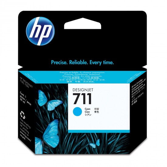 ORIGINAL HP Ink No.711 (Cyan) Tonerji in kartuše