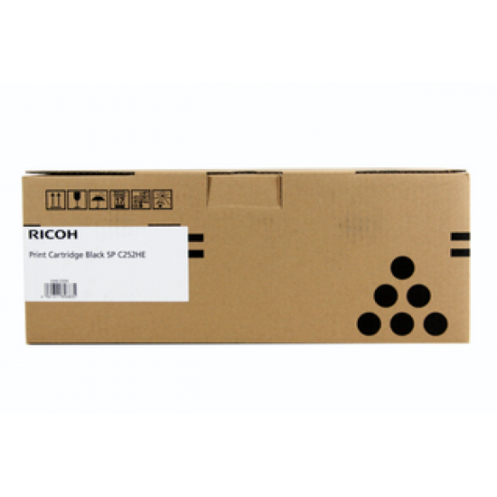 ORIGINAL Ricoh Toner Aficio SP C252/262 HC (Black) (407716) 6,5K Tonerji in kartuše