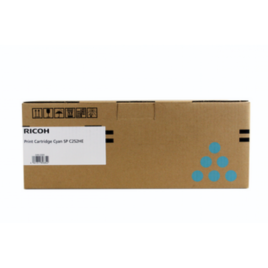 ORIGINAL Ricoh Toner Aficio SP C252/262 HC (Cyan) (407717) 6K Tonerji in kartuše