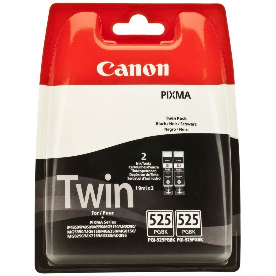 ORIGINAL Canon PGI-525 Bk double pack Ink cart. iP4840 (Black) Tonerji in kartuše