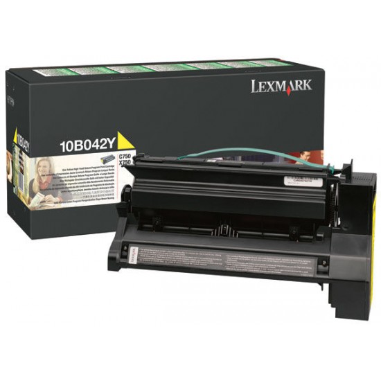 ORIGINAL Lexmark Toner Optra C750 (Yellow) Tonerji in kartuše