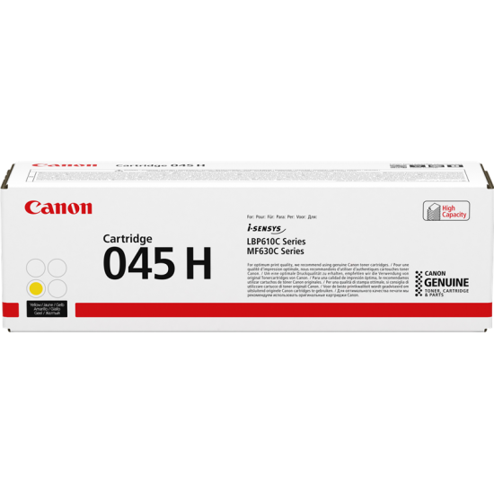 ORIGINAL Canon Toner CRG-045H LBP-611/LBP-613/MF 631/MF 633/MF 635 (Yellow) Tonerji in kartuše