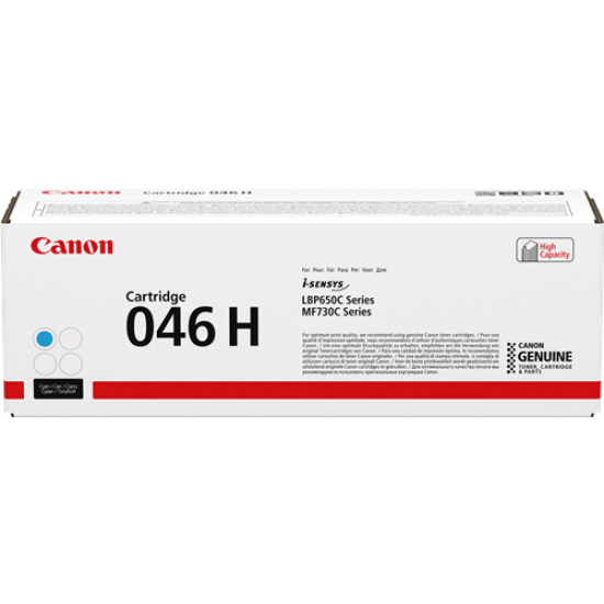 ORIGINAL Canon CRG-046H C Toner cartr. LBP-653/564/MF732/734/735 Cyan Tonerji in kartuše