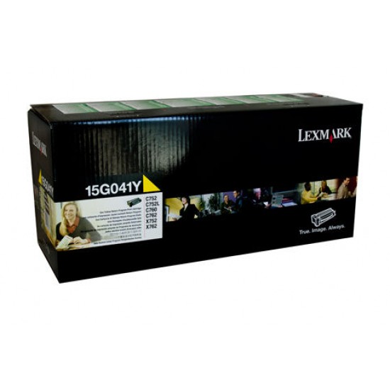 ORIGINAL Lexmark Toner Optra C752 (Yellow) Tonerji in kartuše