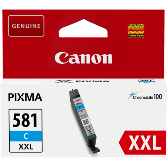ORIGINAL Canon CLI-581C XXL Ink cart. TR7550/8550/TS6150/9150 cyan (11,7ml) Tonerji in kartuše