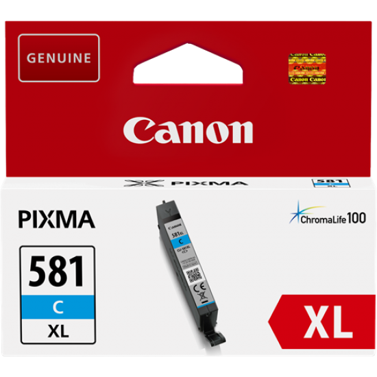 ORIGINAL Canon CLI-581C XL Ink cart. TR7550/8550/TS6150/9150 cyan (8,3ml) Tonerji in kartuše