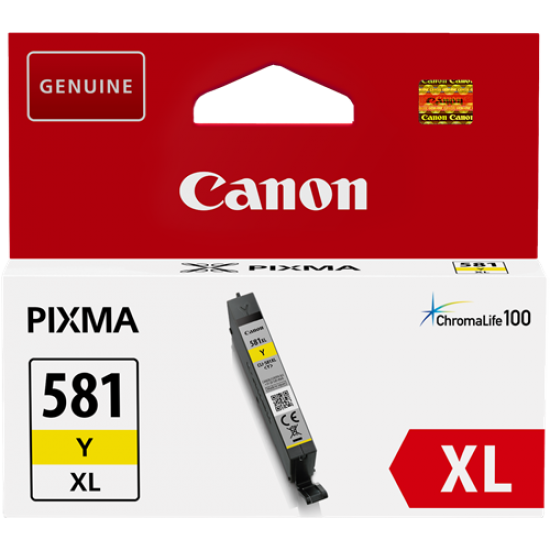 ORIGINAL Canon CLI-581Y XL Ink cart. TR7550/8550/TS6150/9150 yellow (8,3ml) Tonerji in kartuše
