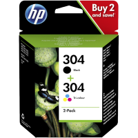 ORIGINAL HP Ink Multipack  No.304 (Black+Color)
