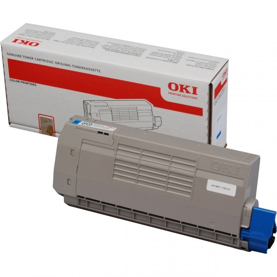 ORIGINAL Oki Toner C710 (Cyan) Tonerji in kartuše