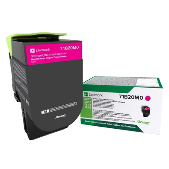 ORIGINAL Lexmark Toner CS417/CX317 (Magenta) Tonerji in kartuše