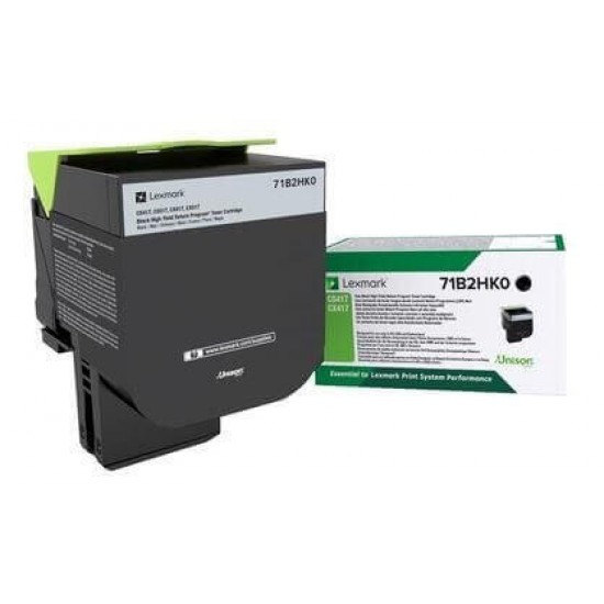ORIGINAL Lexmark Toner CS417/CX317 High Capacity (Black) Tonerji in kartuše