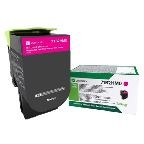 ORIGINAL Lexmark Toner CS417/CX317 High Capacity (Magenta) Tonerji in kartuše