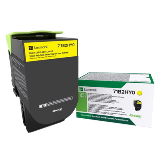 ORIGINAL Lexmark Toner CS417/CX317 High Capacity (Yellow) Tonerji in kartuše