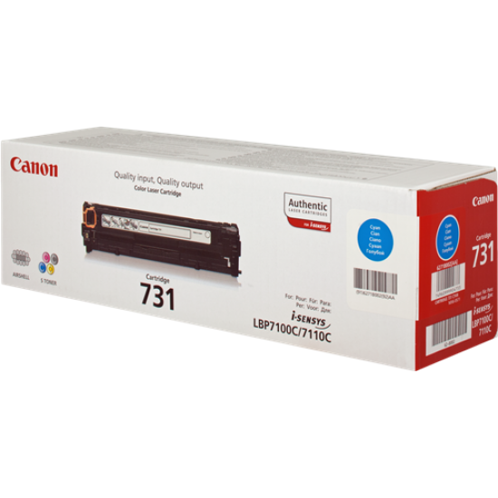 ORIGINAL Canon EP-731C Toner cartr. LBP-7100 (Cyan) Tonerji in kartuše