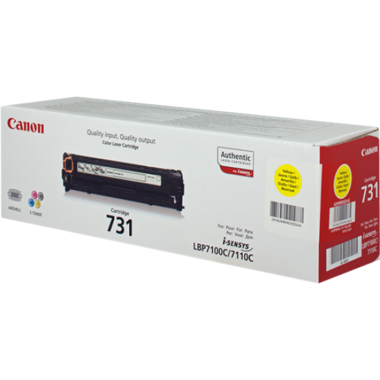 ORIGINAL Canon EP-731Y Toner cartr. LBP-7100 (Yellow) Tonerji in kartuše