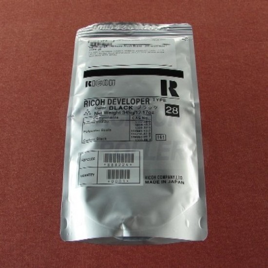 ORIGINAL Ricoh Developer Type 28 Aficio 2015/2018 (Black) (B1219645/ 888224/ B1219640) 60K Tonerji in kartuše