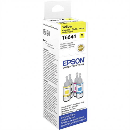 ORIGINAL Epson Ink EcoTank L110/200/350/355/455/565/1300 Yellow (70 ml)