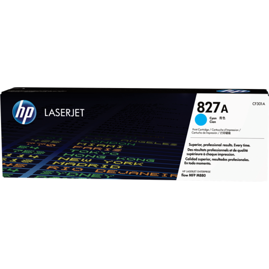 ORIGINAL HP Toner No.827A  (Cyan) Tonerji in kartuše