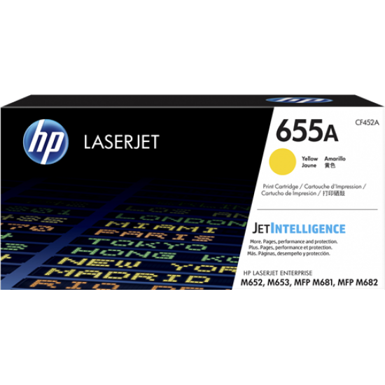 ORIGINAL HP Toner No.655A (Yellow) Tonerji in kartuše
