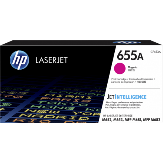 ORIGINAL HP Toner No.655A (Magenta) Tonerji in kartuše