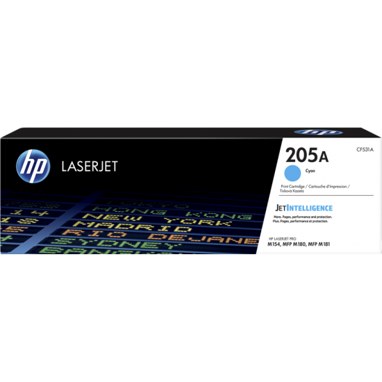 ORIGINAL HP Toner  No. 205A CLJ Pro M180/181 (Cyan) Tonerji in kartuše
