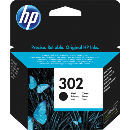 ORIGINAL HP Ink No.302 Black Tonerji in kartuše