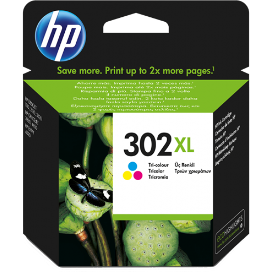 ORIGINAL HP Ink No.302 XL Color Tonerji in kartuše