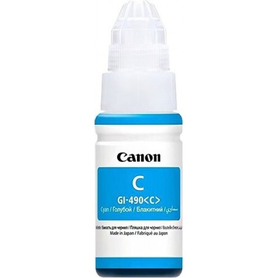 Orginal Canon Ink GI-490C (70ml) Cyan Tonerji in kartuše