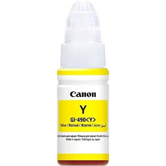 Orginal Canon Ink GI-490Y (70ml) Yellow Tonerji in kartuše