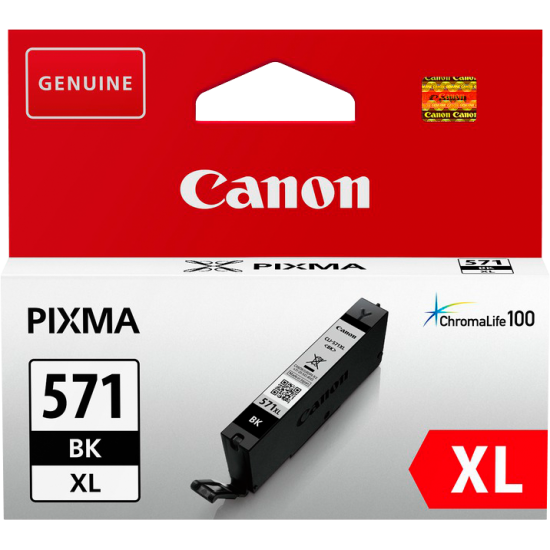 ORIGINAL Canon Ink CLI-571BK XL (Black) Tonerji in kartuše