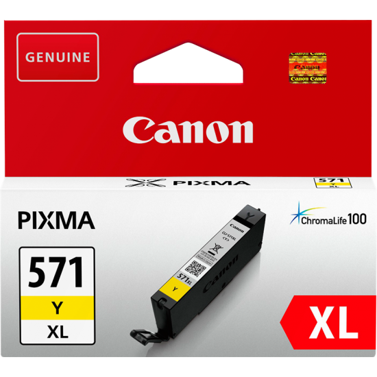 ORIGINAL Canon Ink CLI-571Y XL (Yellow) Tonerji in kartuše