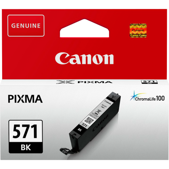ORIGINAL Canon Ink CLI-571BK  (Black) Tonerji in kartuše
