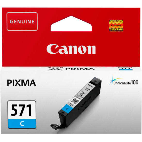 ORIGINAL Canon Ink CLI-571C  (Cyan) Tonerji in kartuše