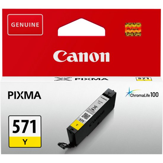 ORIGINAL Canon Ink CLI-571Y  (Yellow) Tonerji in kartuše